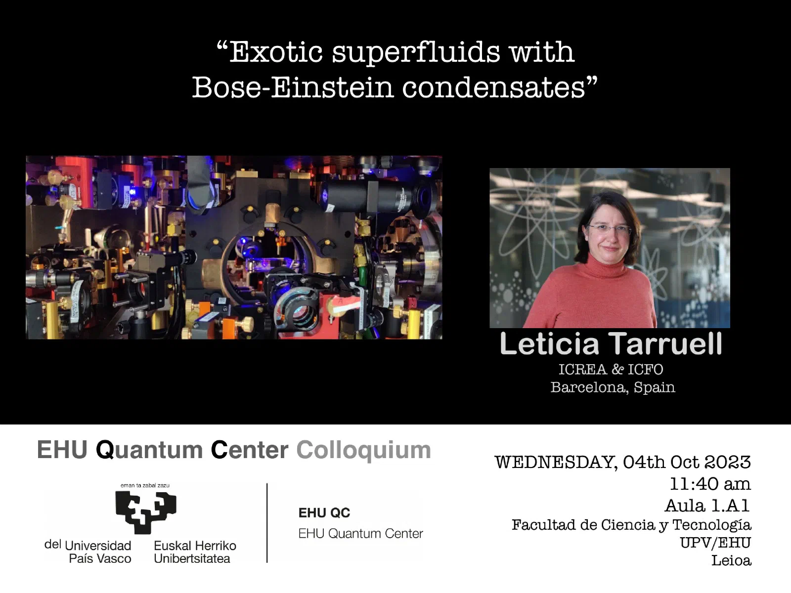Flyer: Exotic superfluids with Bose-Einstein condensates