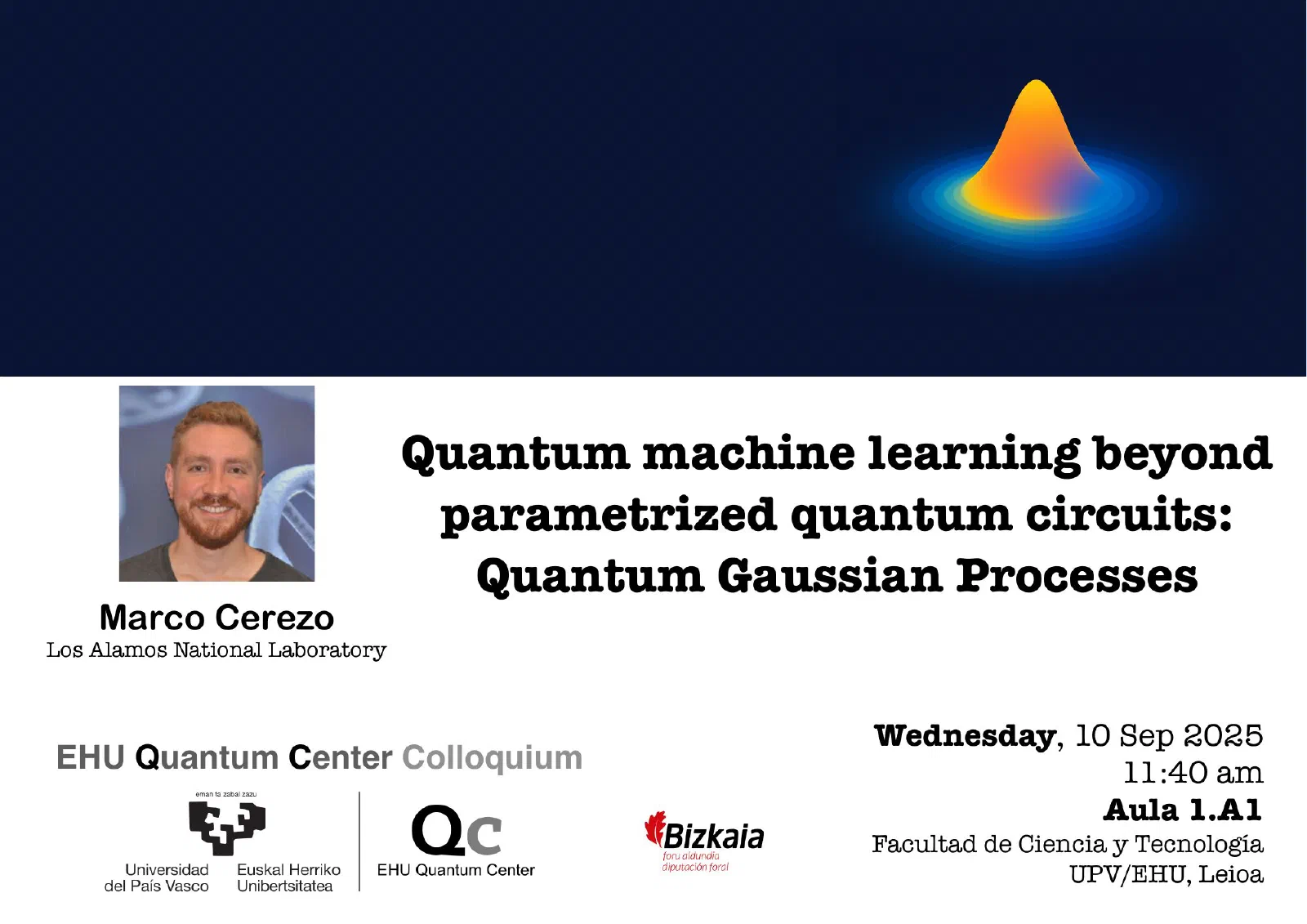 Flyer: Quantum machine learning beyond parametrized quantum circuits: Quantum Gaussian Processes