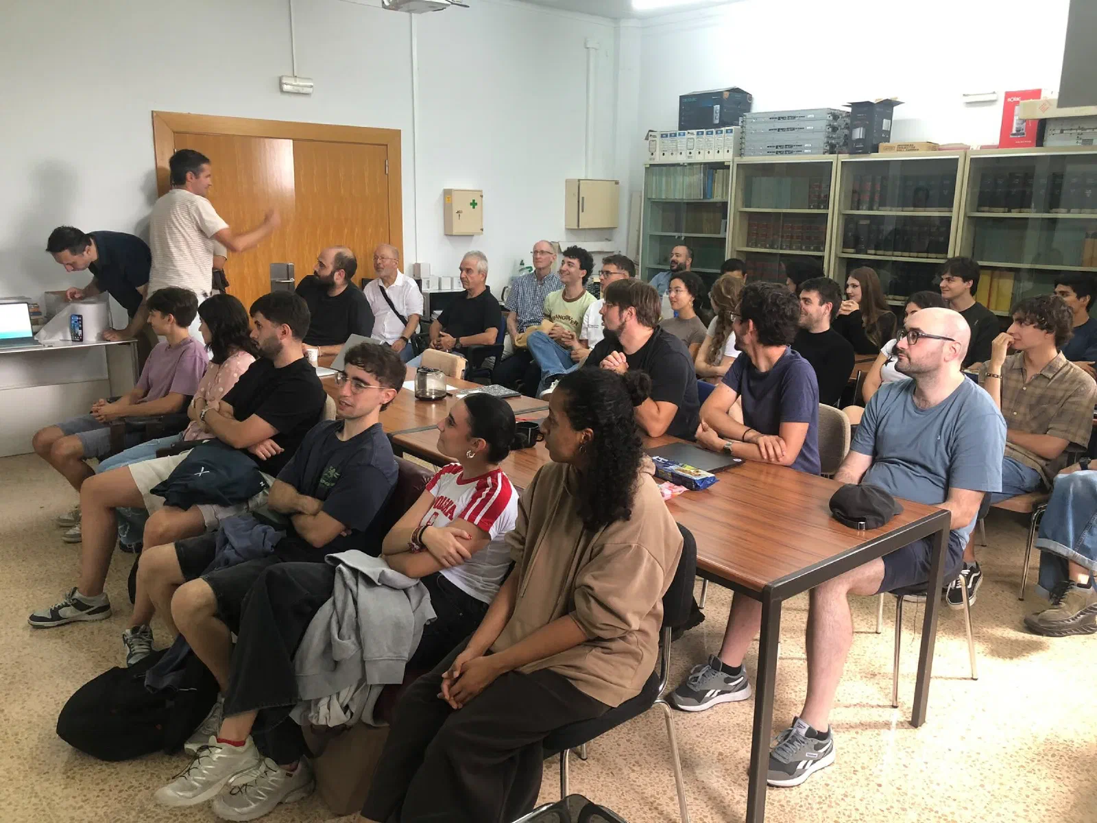 Audience at the final presentations