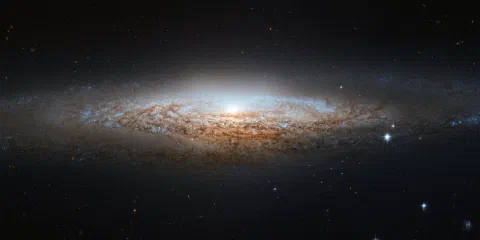 Spiral galaxy NGC 2683 seen edge-on